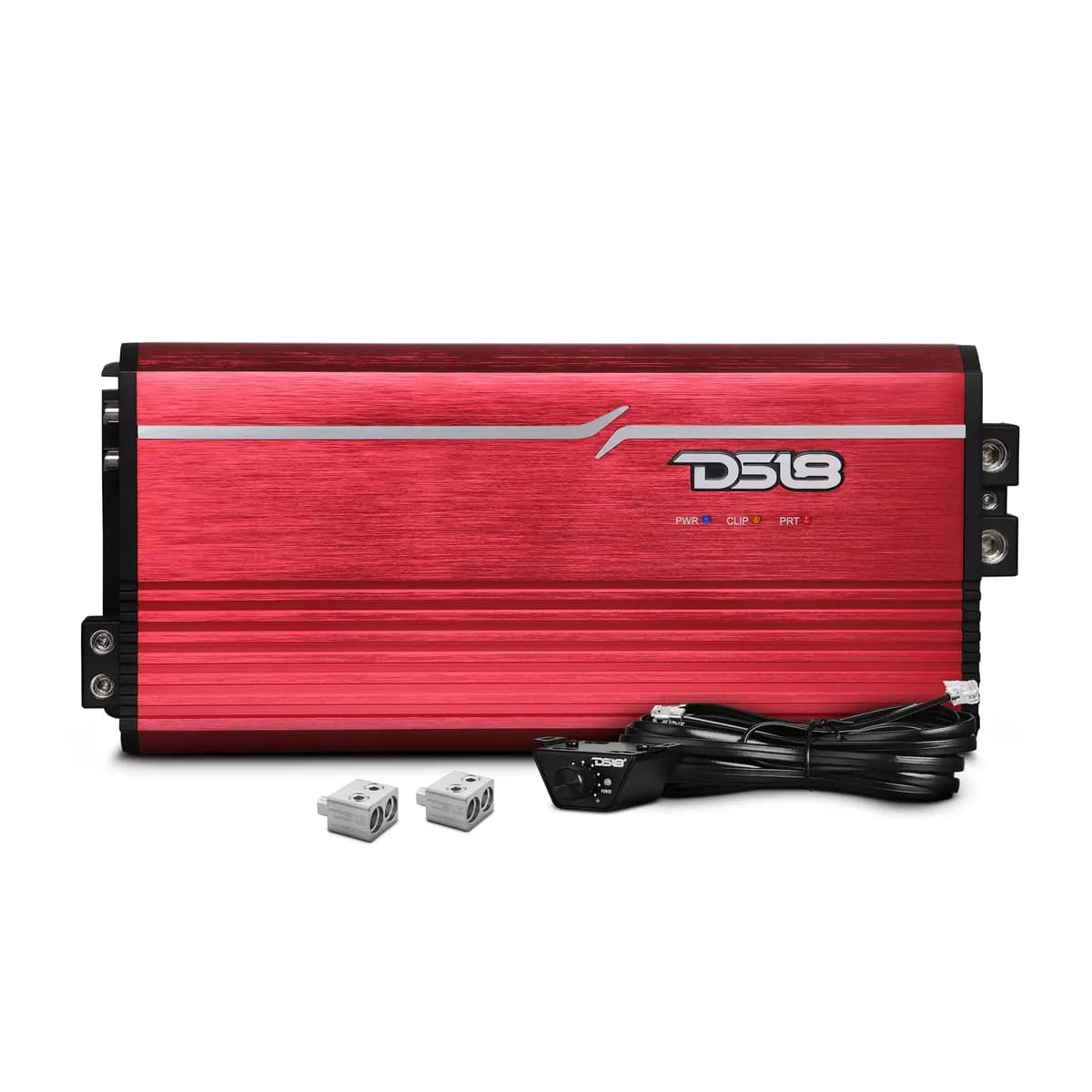 1-Channel | Class D | Full-Range Monoblock | 5000 Watts RMS @ 1Î© | DPIV1/0 Terminals Included | Red