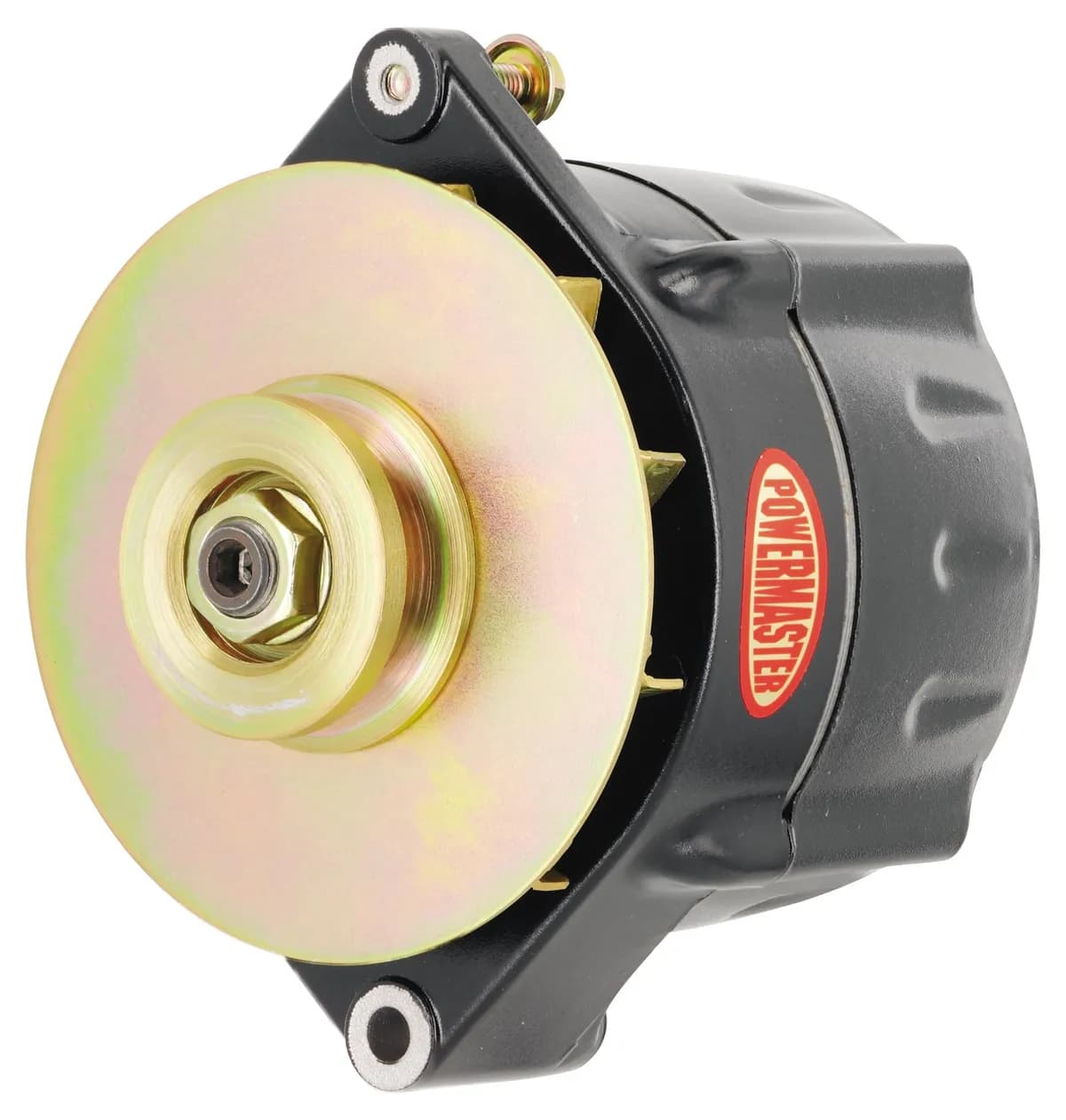 Smooth Look™ Alternator; 12si; 150 Amp; 100 Idle; 1 Groove V Type; Baffle; Black;