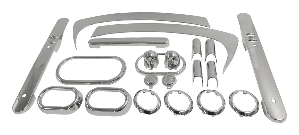 Interior Accent Kit 2007-2010 JK WRANGLEr w/ 2 Doors w/ Automatic Transmission;