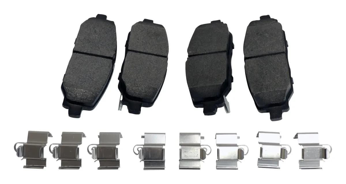 "Rear Brake Pad Set for 2018+ Jeep JL Wrangler w/ 13.4"" Rear Rotors"