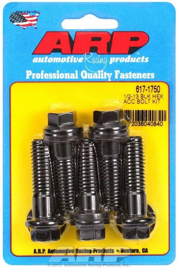 1/213 x 1.750 Hex Black Oxide Bolts