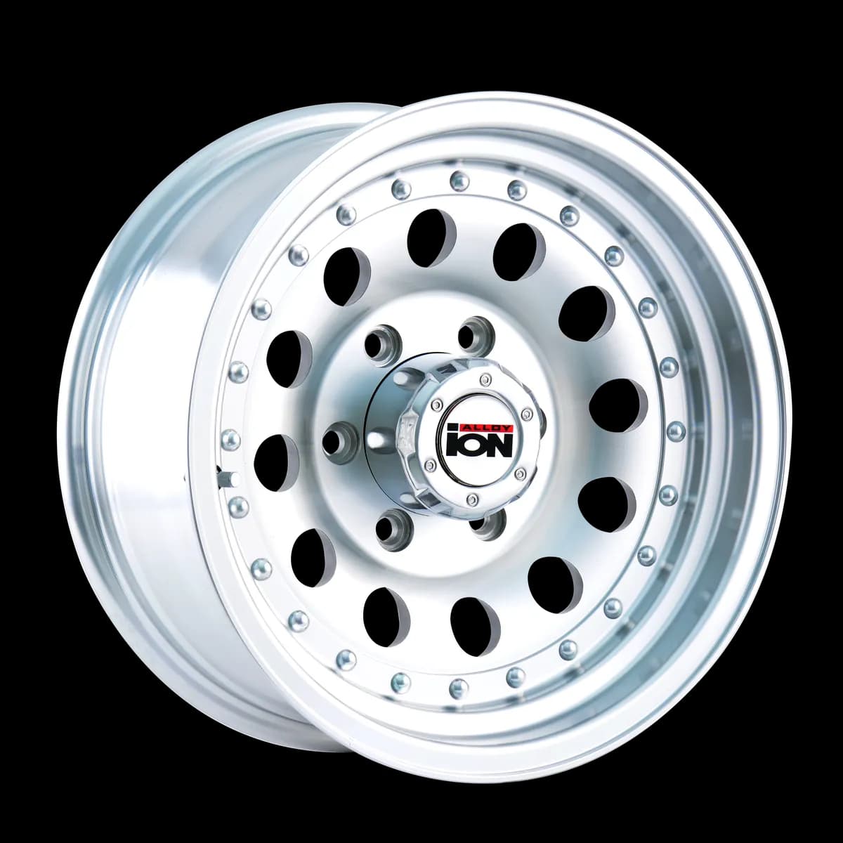 Cast Aluminum Wheels 71 15x8 Machined Silver 5 On 114.3 Bolt Pattern -19 Offset ION Wheels