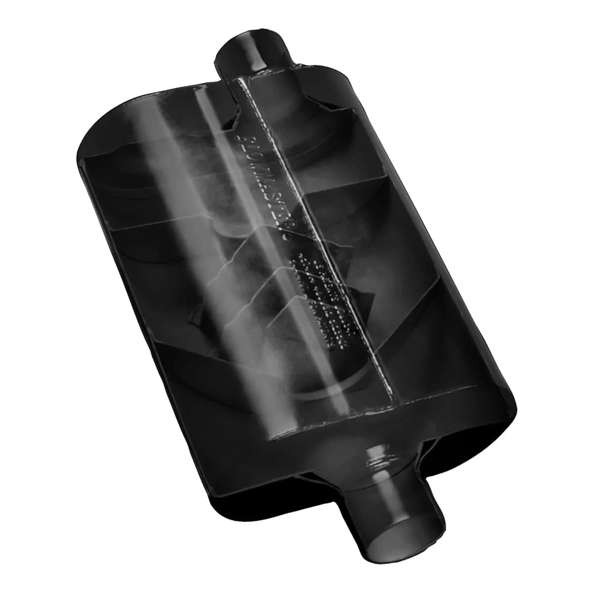 Super 40 Series Muffler 3.00in IN (O) / OUT (O) Same Offsets: ea 16 Gauge Aluminized Steel