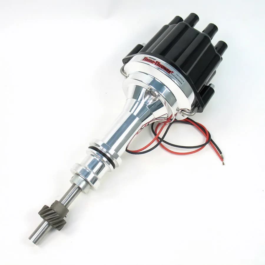 PerTronix Marine Billet Distributor for Ford 351W Engines (Ignitor II) - Black Cap Color - D231800