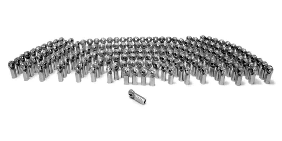 Inch Female Steel Housing, 2 Piece 5/16-24 RH 150 Pack