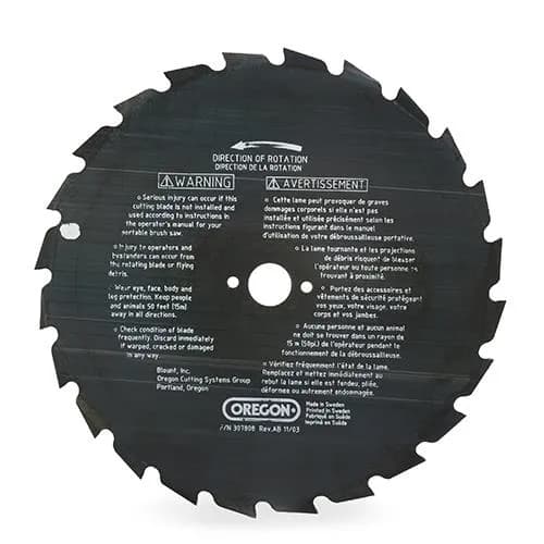 Maxi Brush Blade 9in 24 Teeth 20mm