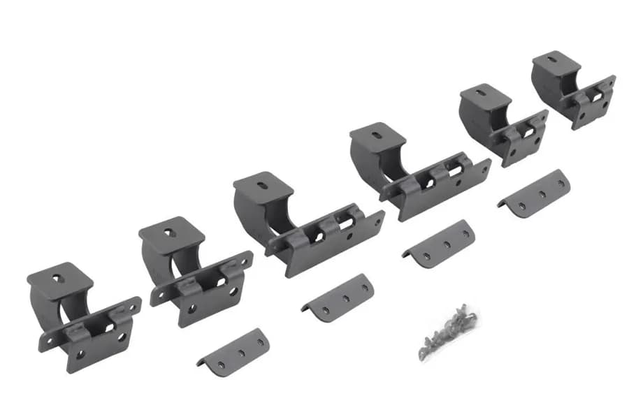 Go Rhino D64029TK - Dominator Xtreme D1,,D2, D6, DSS, DT Side Steps - Mounting Brackets Only - Textured Black