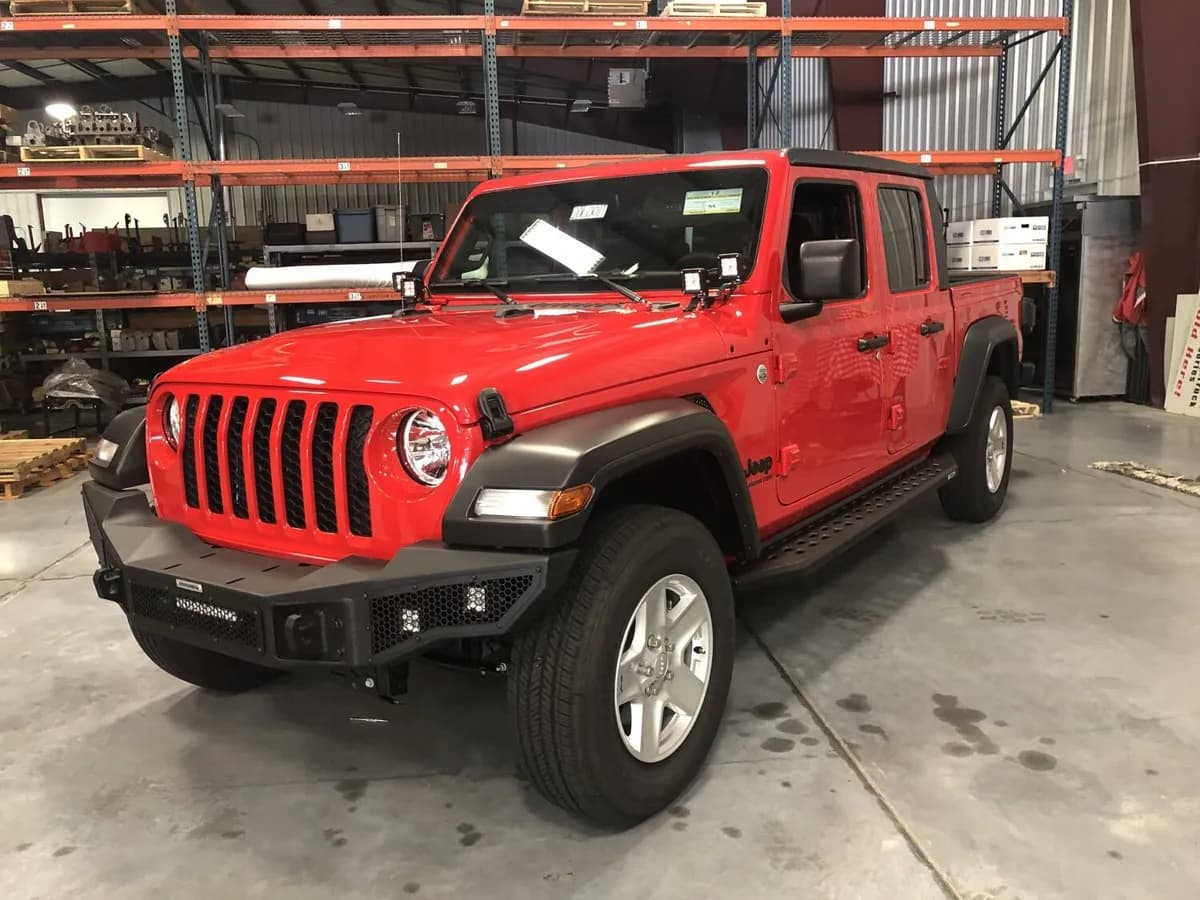 07c Rockline Full Width Bumper Black Powdercoat Finish Increased Clearance