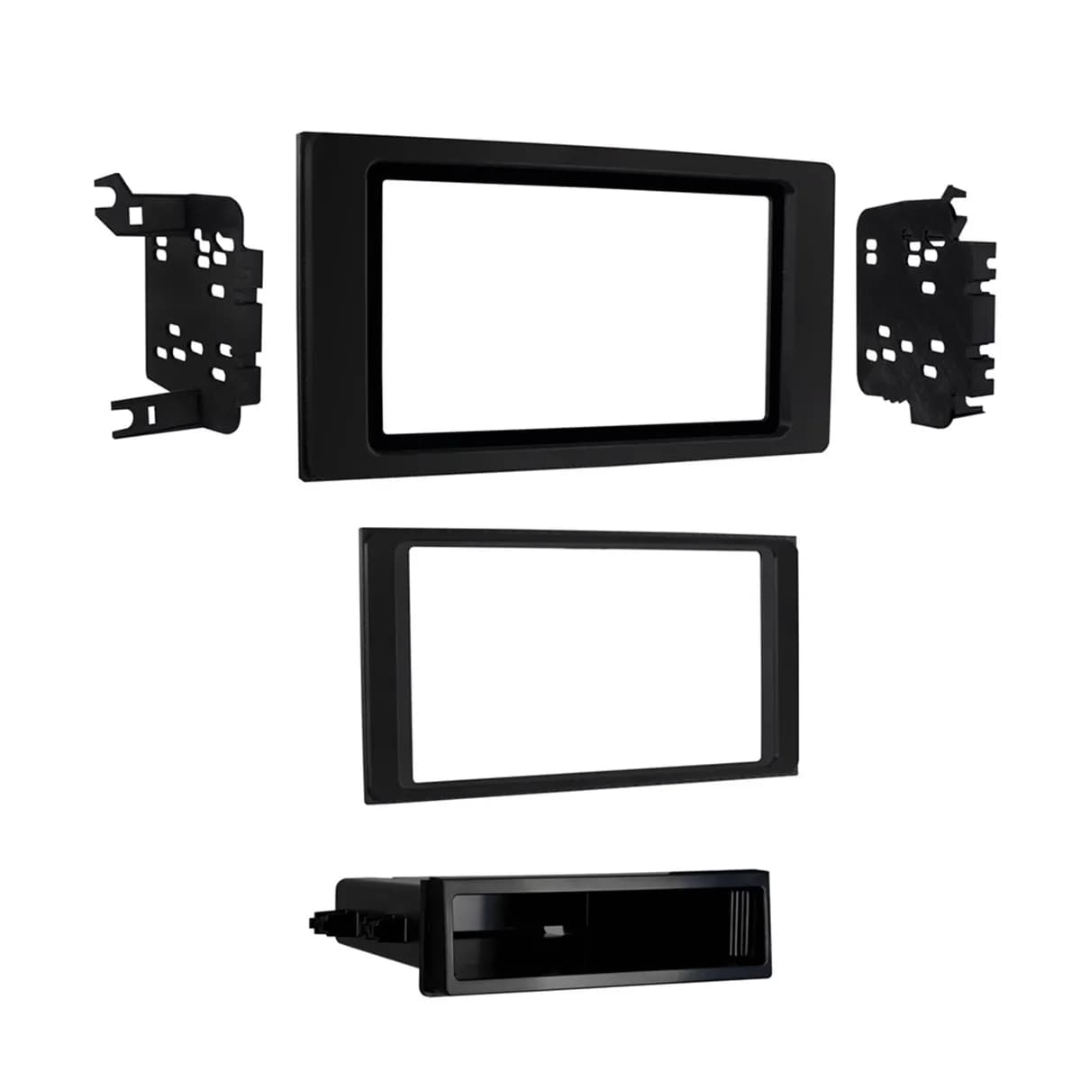 Radio Installation Kit; ISO DIN Radio Provision; w/Pocket;