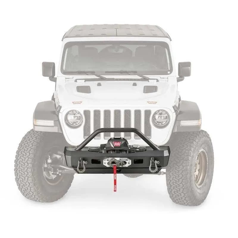 Winch Ready Elite Stubby Bumper For Jeep JL Elite Series Rated To 12000 Lbs