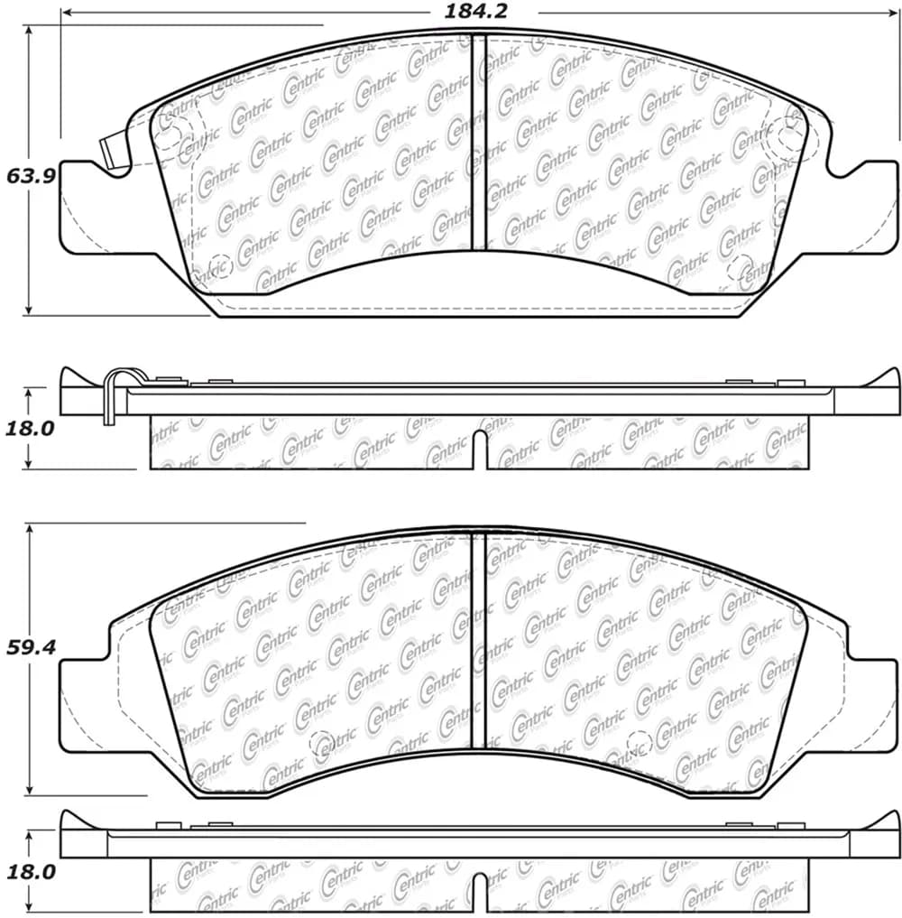 Brk Pads W/Hrdwr