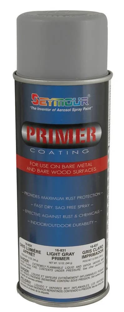 Seymour 16-831 H-Tech Primer Light Gray 12 oz 16-831
