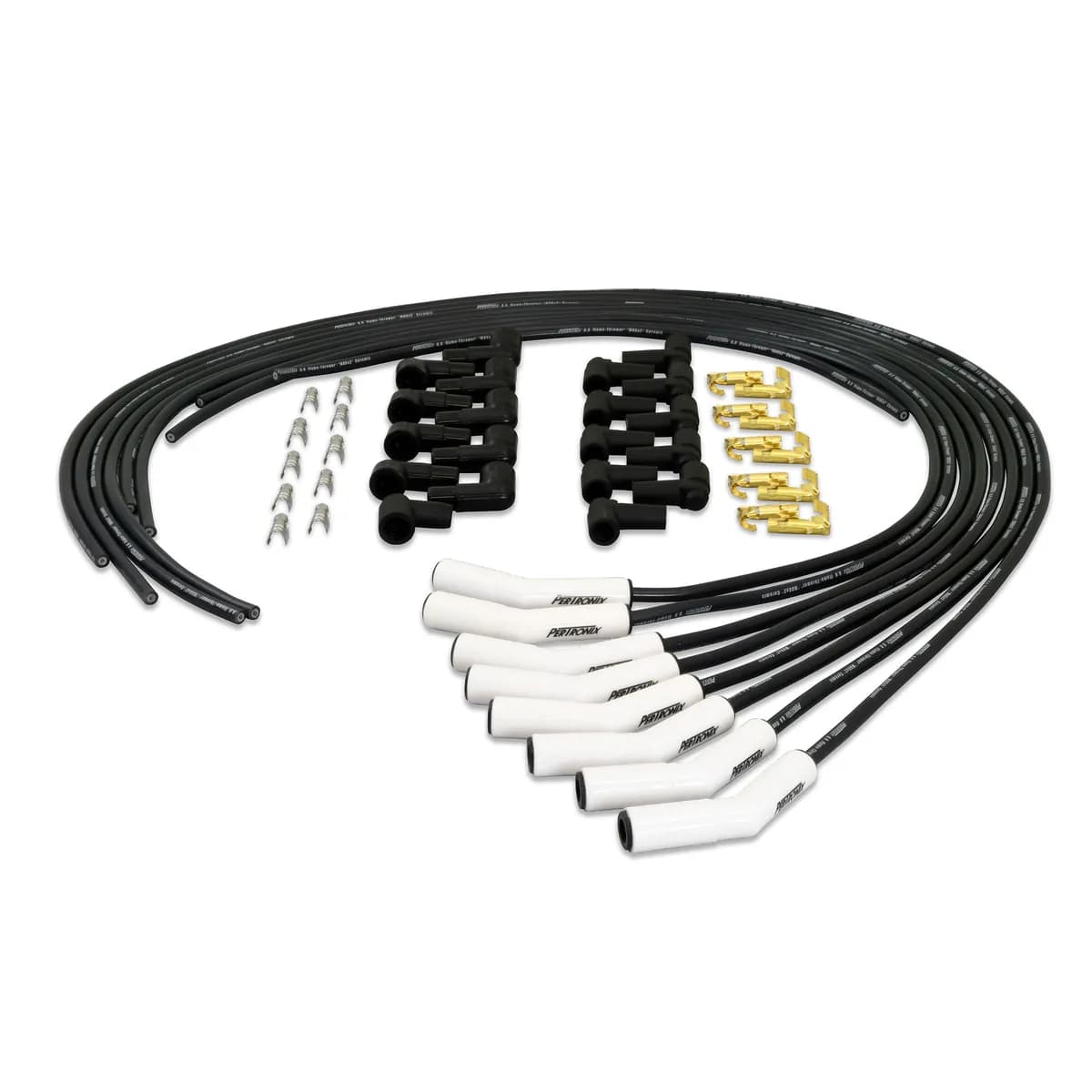 Wires Univ. 8mm 8 Cyl Ceramic Straight Black High Temp