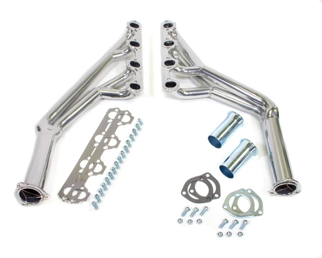 Patriot Tri Y Header 64-70 Mustang 260-302W SBF 1 1/2-1 3/4" Primary 2 1/2" Collector Silver Ceramic Coated H8426-1