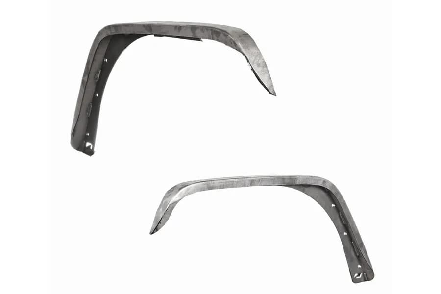 Crusher Front Fender 2" Flare for Jeep JK / JKU - Steel