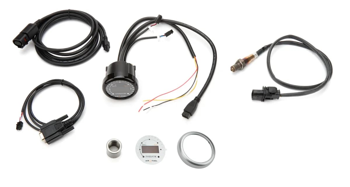 Innovate Motorsports 39180 MTX-L PLUS: Digital Air/Fuel Ratio Gauge Kit, 8 ft., w/O2 Sensor