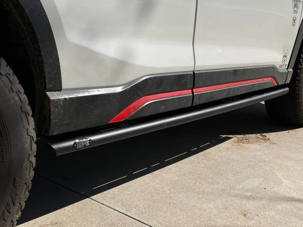 REVO Step Slider; 1.5 in. Tubing; Textured Black Powder Coat;