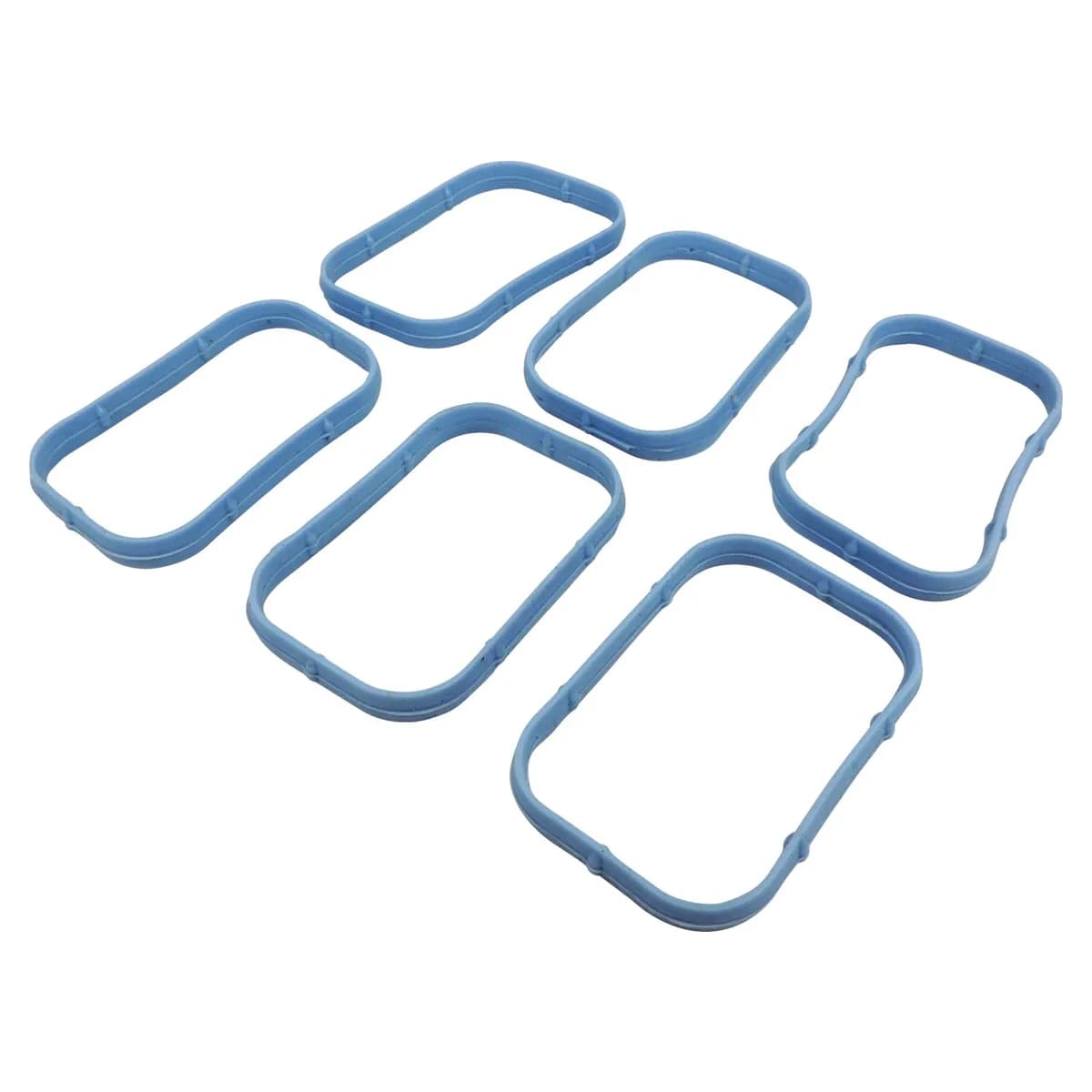 Intake Manifold Gasket Set; Silicone; Blue; Use Existing Hardware; Upper;