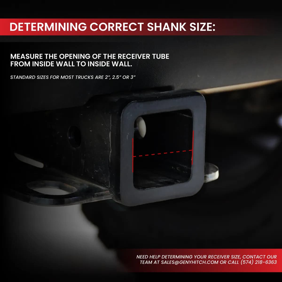 PHANTOM 2 Hollow Shank 4.5 Drop 5k Tow .5K TW with Mount Pin And Clip