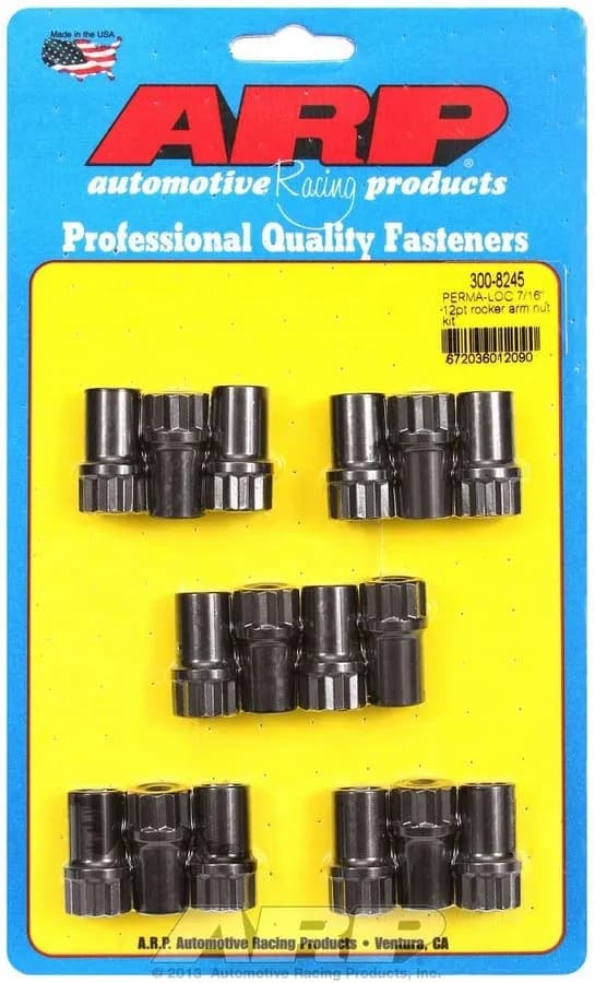 Adjustable 7/16 12pt Rocker Arm Nut Kit