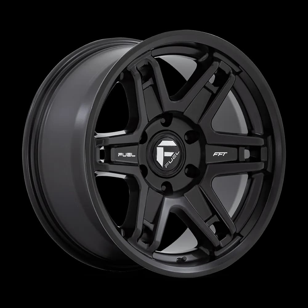 D836 17x9 6x5.5 Mt-Blk -38mm
