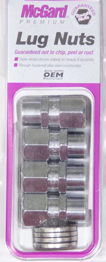 Hex Lug Nut 7/1620 Drag Racing Mag Washer Short .49 in Shk 13/16 Hex 1.6 in