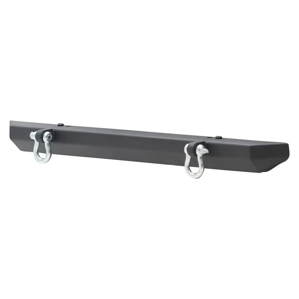 8706 Wrangler Yj/Tj/Lj Src Classic Rock Crawler Front Bumper w/ Drings; Black Powdercoat