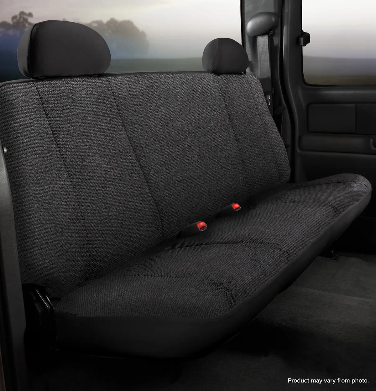 Fia Trs45-12 Black Tr40 Series - Wrangler Saddleblanket Custom Fit Rear Seat Cover - Solid Black