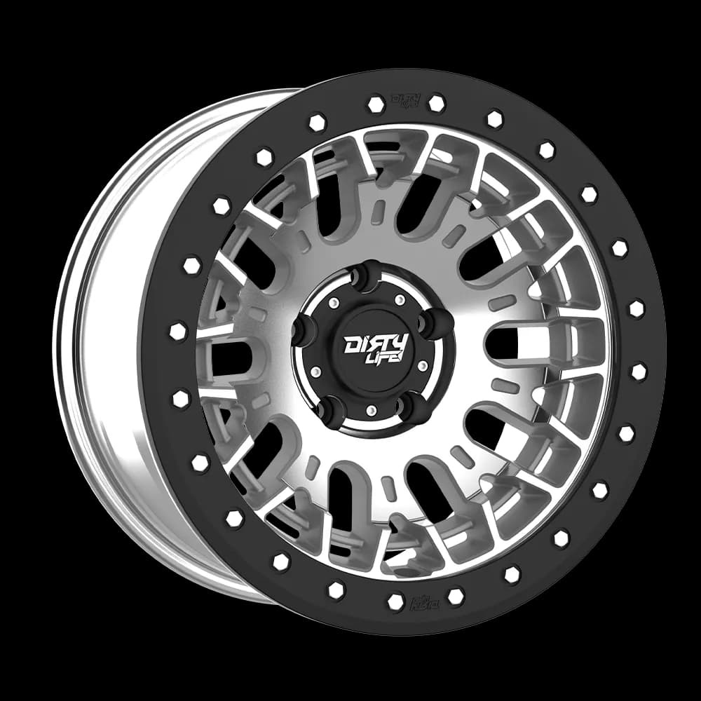 The Wheel Group Dirty Life Dt-3 9317 Machined 17x9 6-139.7 -12mm 106mm 9317-7983m