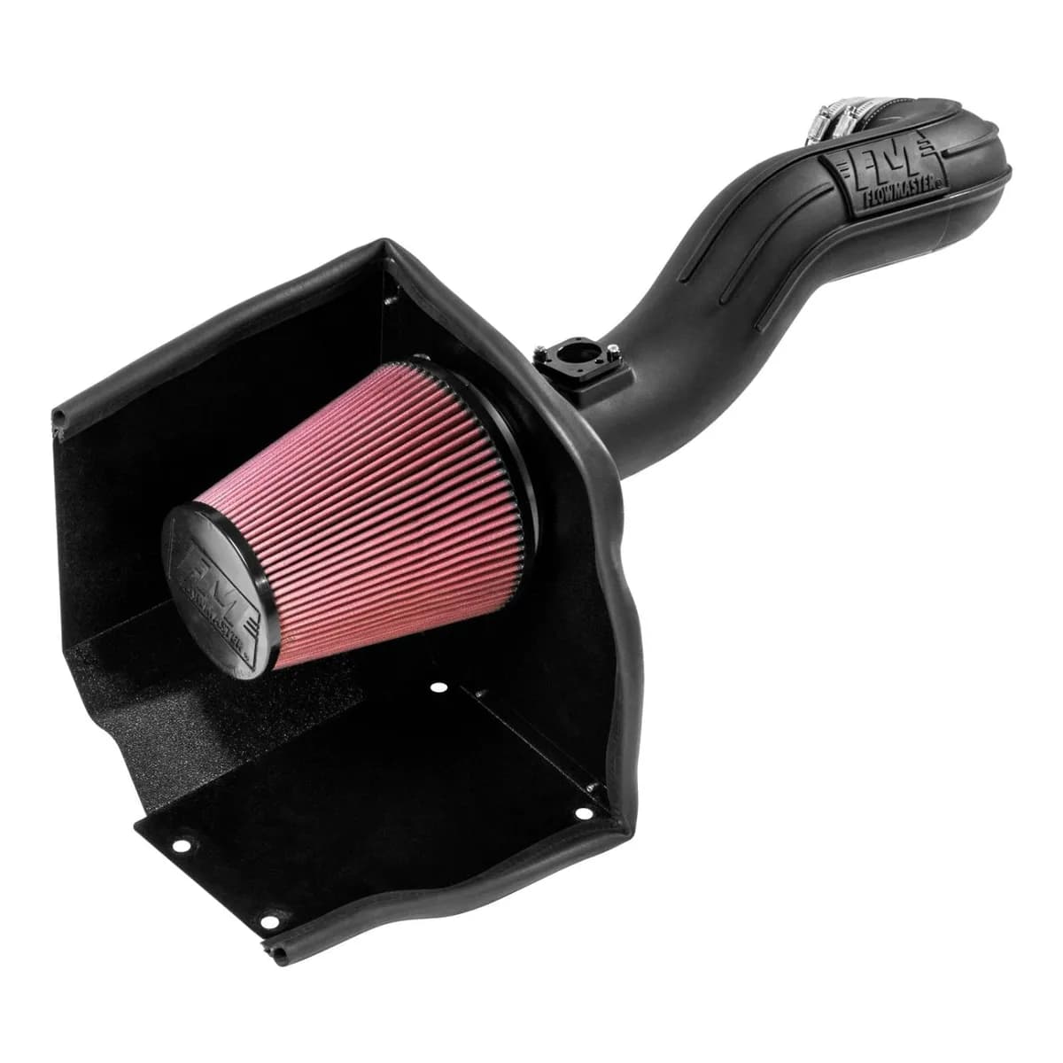 09-14GM1500TrucksSUVs4.8L5.3L6.0Lor6.2LV8DeltaForceCAIPlasticTubeBlackAirDamConeFilter-RedSiliconeCouplersStainlessHardwareLifetimeLimitedWarranty