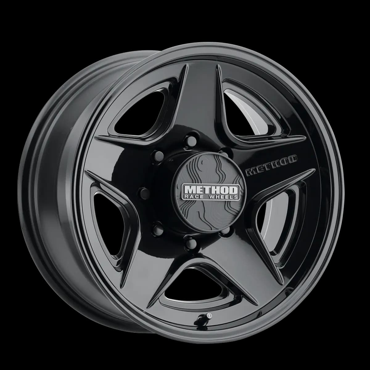 Aluminum Wheels 20x9 MR319 Bolt Pattern 8 On 170 Offset 18 Lip Size 1.06 Gloss Black GB Method