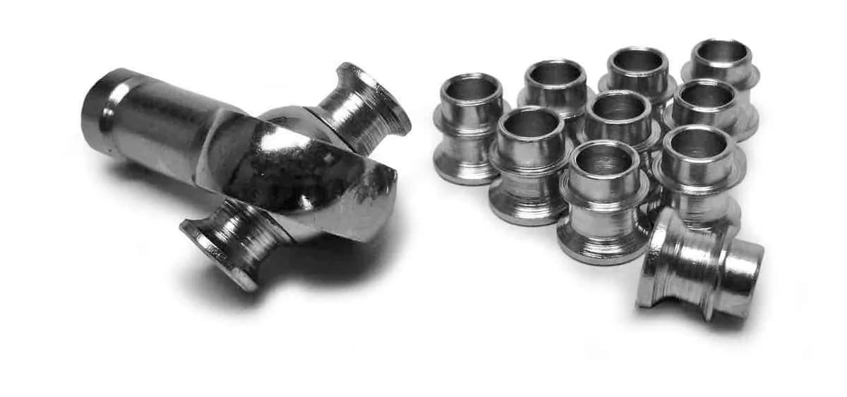 For 8mm Rod Ends Straight Style Yields 6mm Bore Stainless 10 Pack