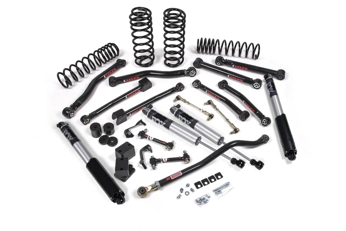 2018-2024 Jeep Wrangler JL J-Krawl 3.5 Inch Lift Kit 4 Door w/Fox 2.5 Performance Shocks Standard Rate Coils JSPEC