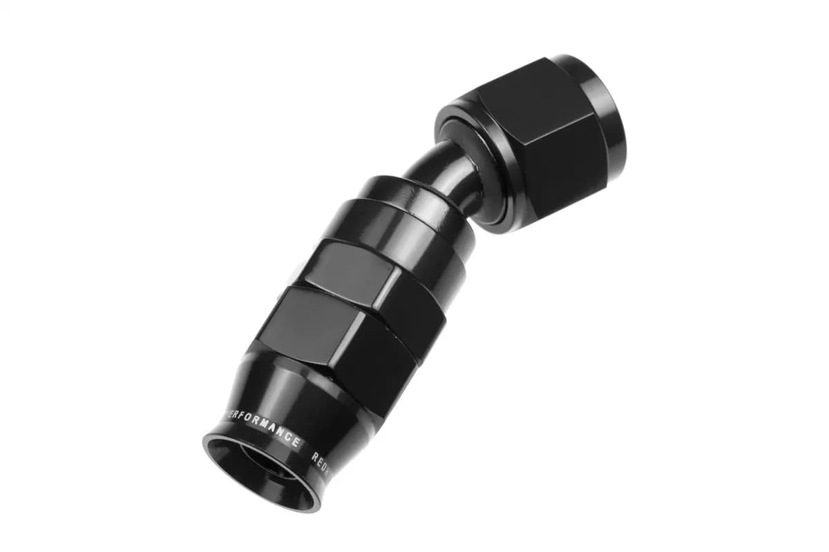 10 an 30 Degree Ptfe Reusable Hose End Black