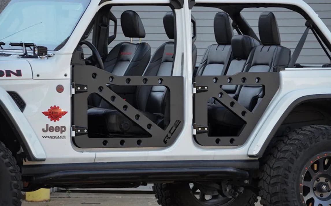 Doors 2018 to Present Trail, Dimple Die Style Front and Rear Bare