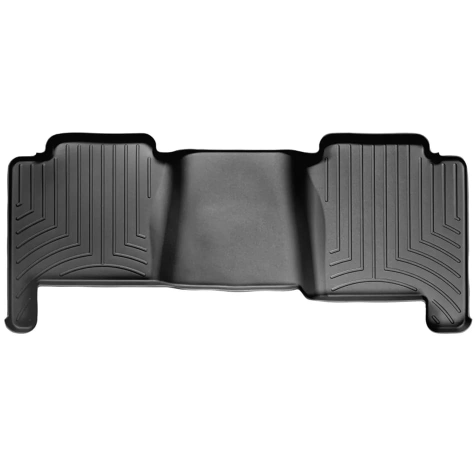 Black Rear FloorLiner GMC SierraSierra Denali 1500 Bench seats 1st row no rear carpeted storage