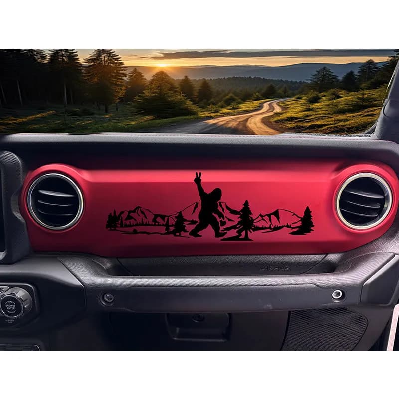 Yeti Dashboard Decal