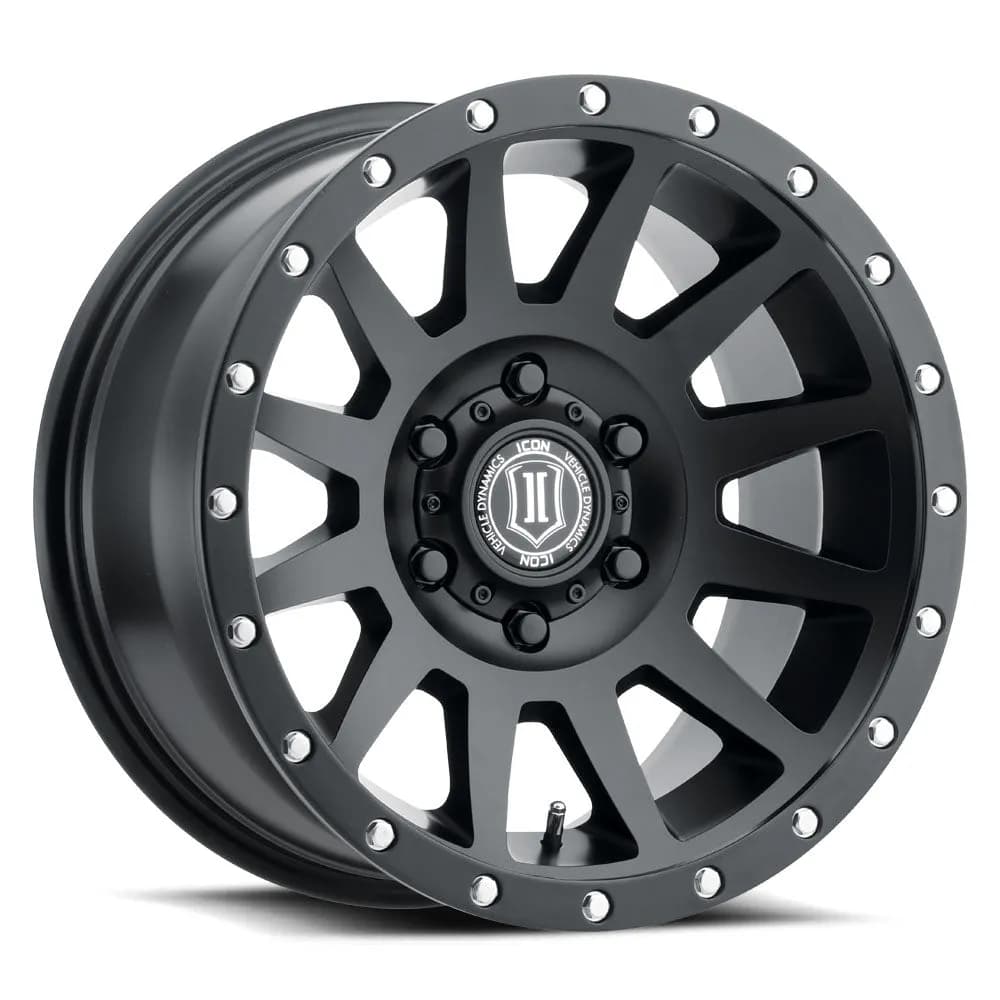 17 X 8.5 Compression 5 X 5in 4.5inbp 6mm Offset Sat Black