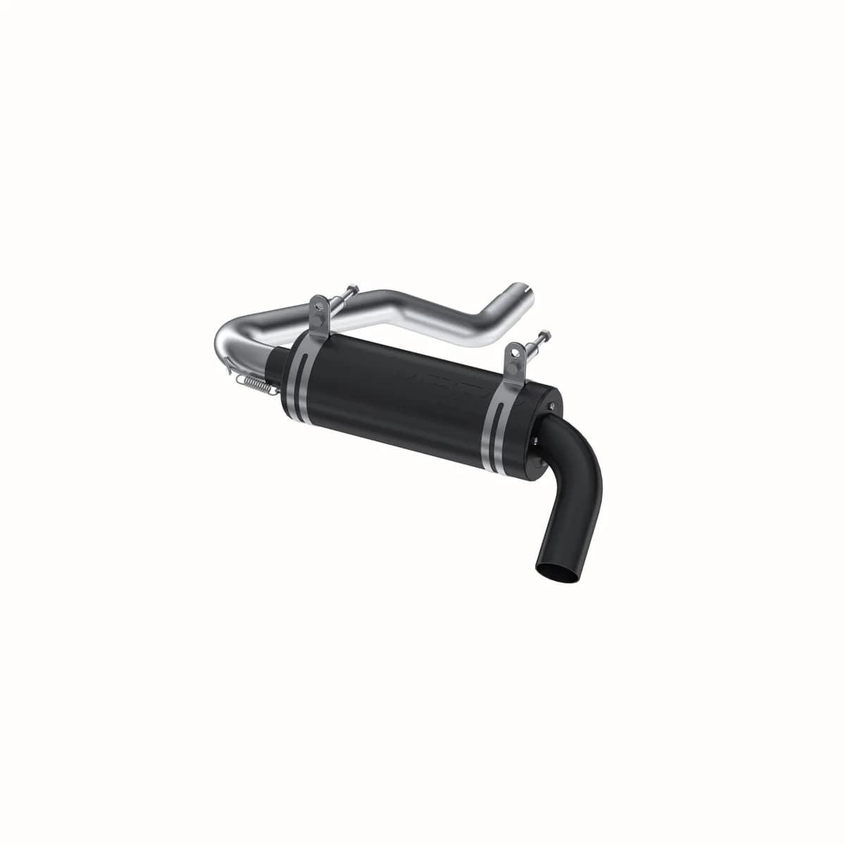 ATV Exhaust System With Sport Muffler; Slip-On System; 1.75 in. Inlet; 4.25 in. Diameter Body;