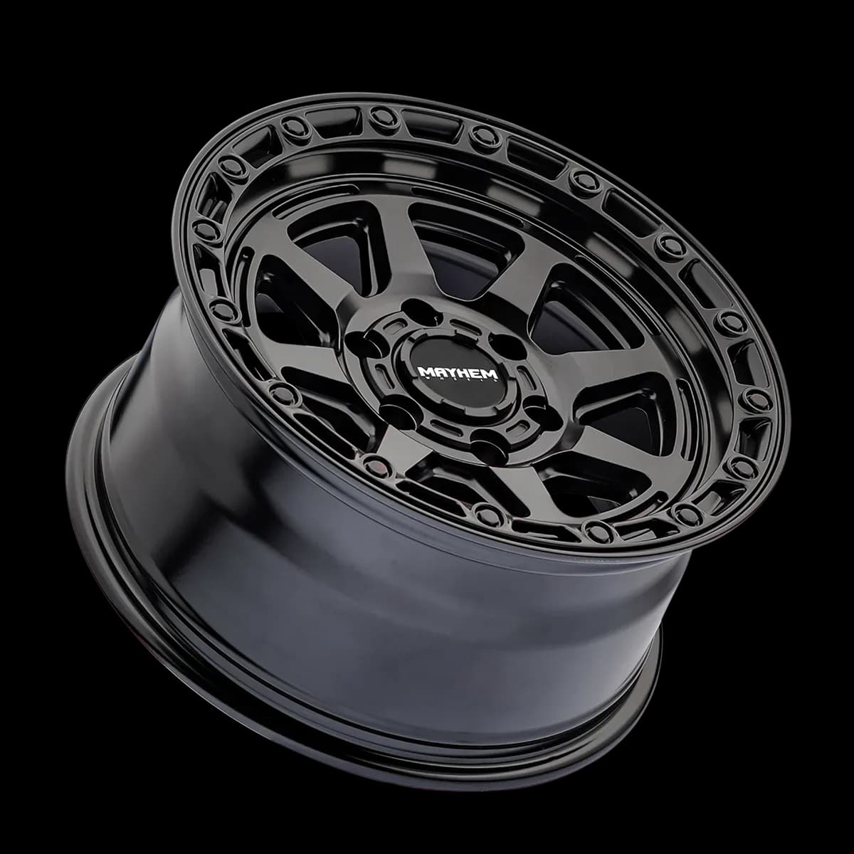 Mayhem Offroad Wheels Ridgeline 8306 MB 17x8.5 Black 6 Off Set 6 Lug 4.99 BSM 106.1 Bore Cast Aluminum