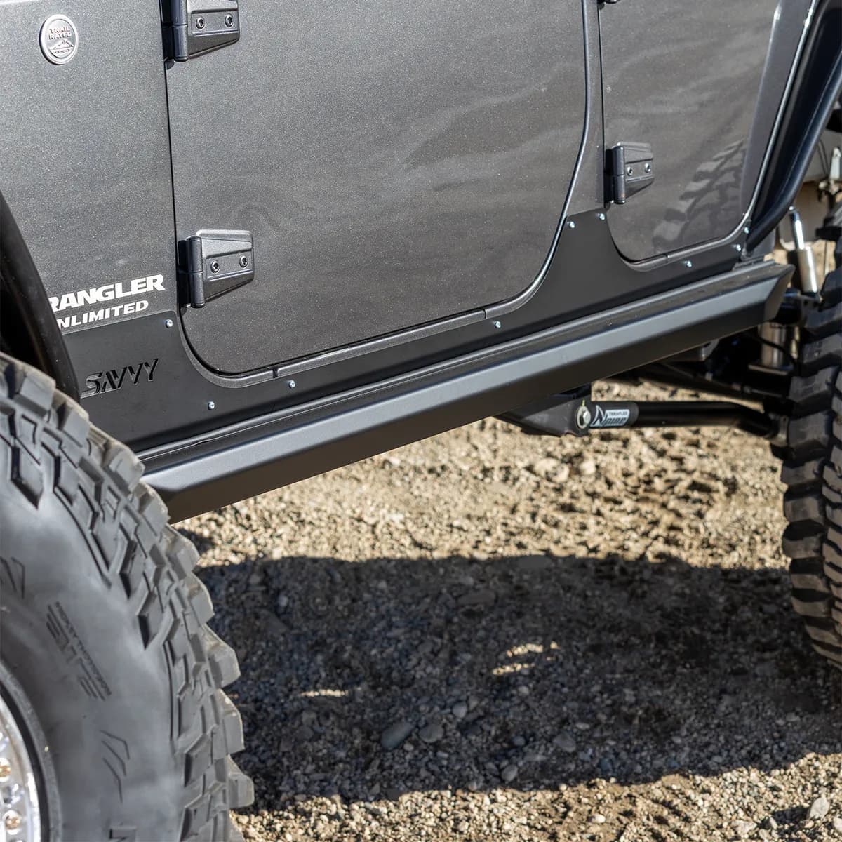 0718 Wrangler Bolt On Slider Kit Raw