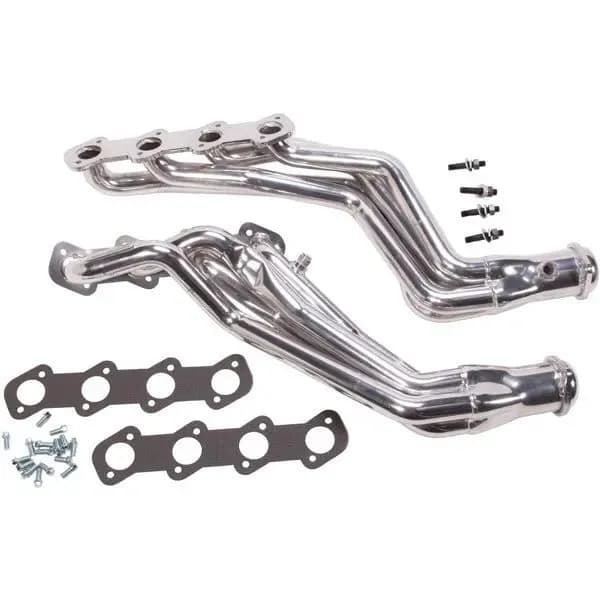 1996-2004 Mustang 4.6l-2v Gtbullit 1-58 Long Tube Headers Manual Trans Only Polished Silver Ceramic