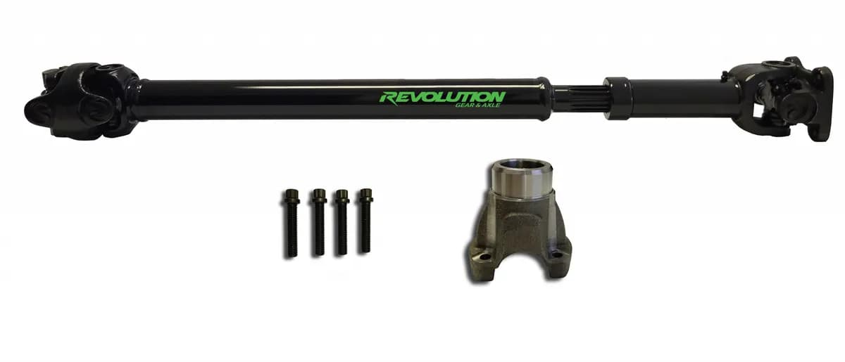 Jeep Wrangler JK Front 1310 CV Driveshaft 2 or 4 Door Flange Style Revolution Gear