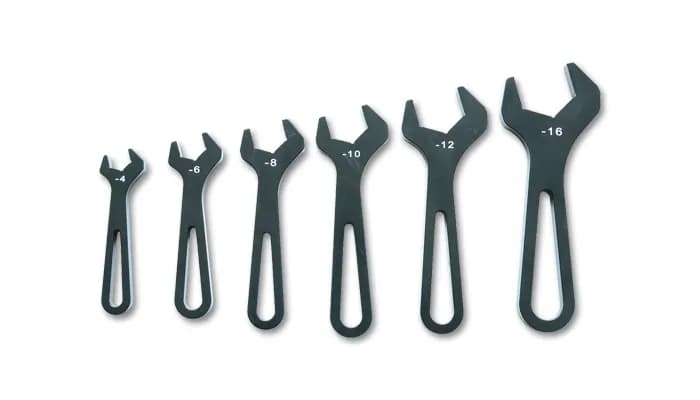 Vibrant Performance - 20989 - AN Wrench Set, -4AN to -16AN - Anodized Black