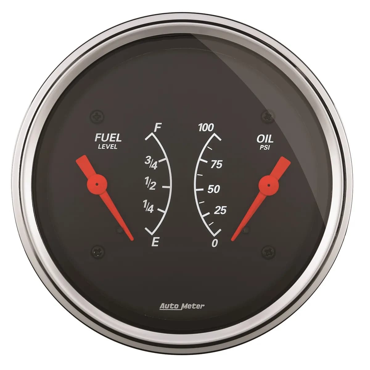 3-3/8in. Dual Gauge; 100 Psi/240-33 ?; Designer Black