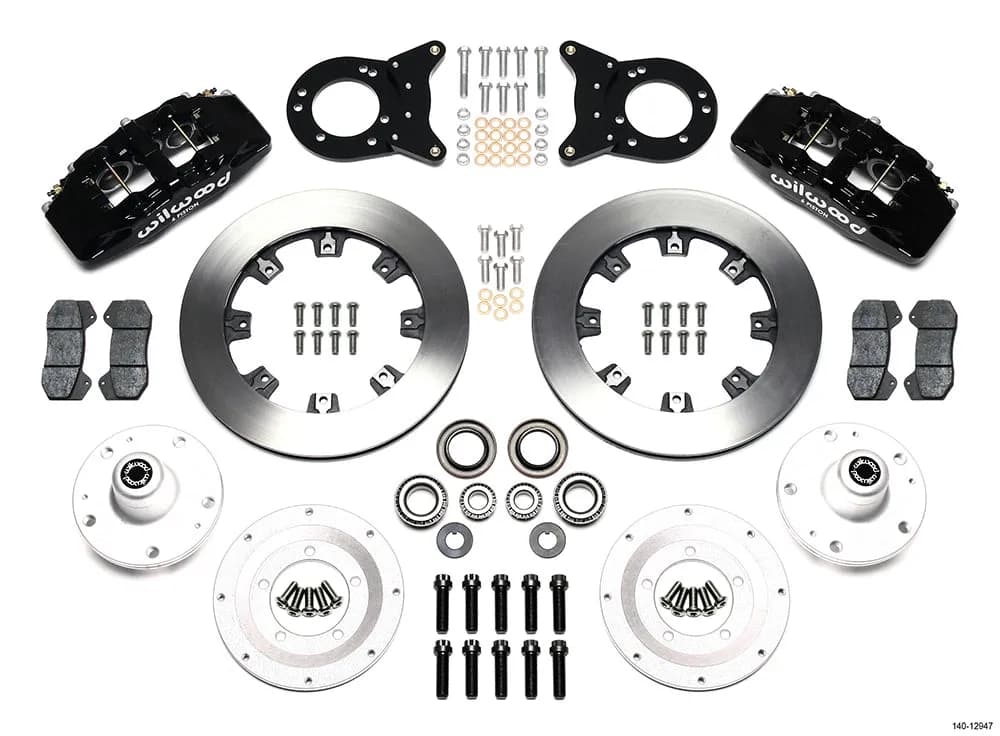 1963 - 1970 Ford, Mercury Forged Dynapro 6 Big Brake Front Brake Kit (Hub) - 140-12947