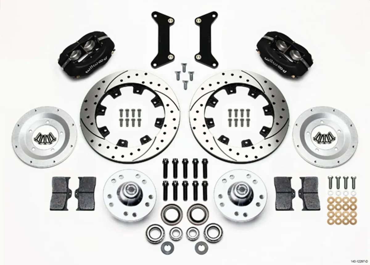 1978 - 2003 Buick, Chevrolet, GMC, Isuzu, Oldsmobile, Pontiac Forged Dynalite Big Brake Front Brake Kit (Hub) - 140-12297
