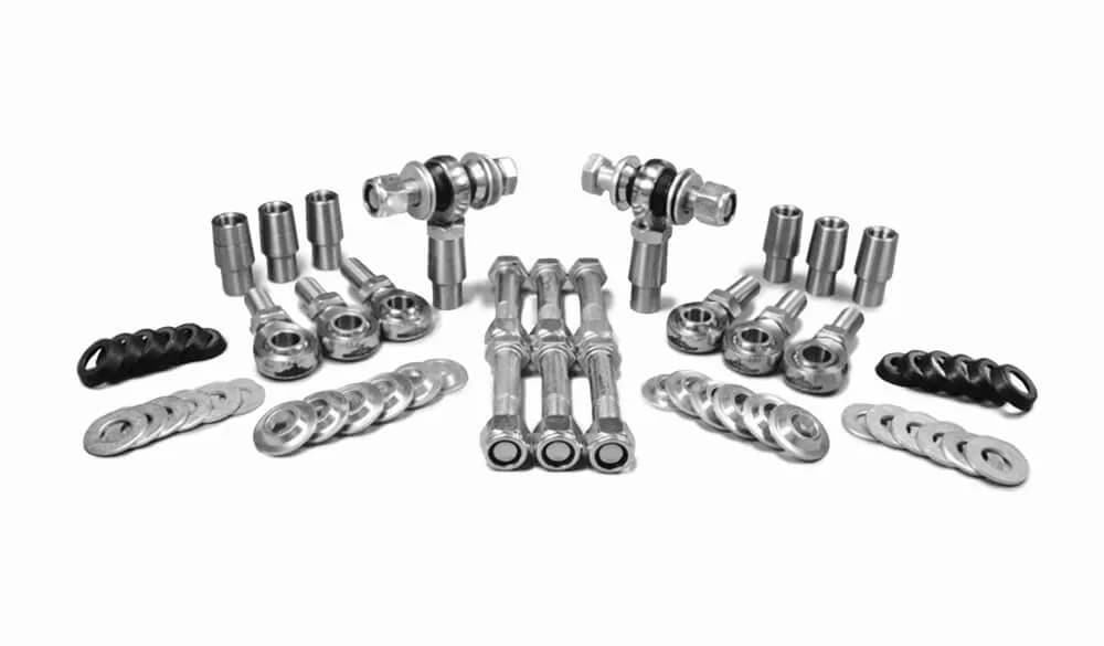 Steinjäger Heims, Nuts, Bungs, Spacers and Seals Rod End Kits 3/4-16 RH and LH Steel Housing, PTFE Race Fits 1.250 x 0.095 Tubing 8 Rod Ends