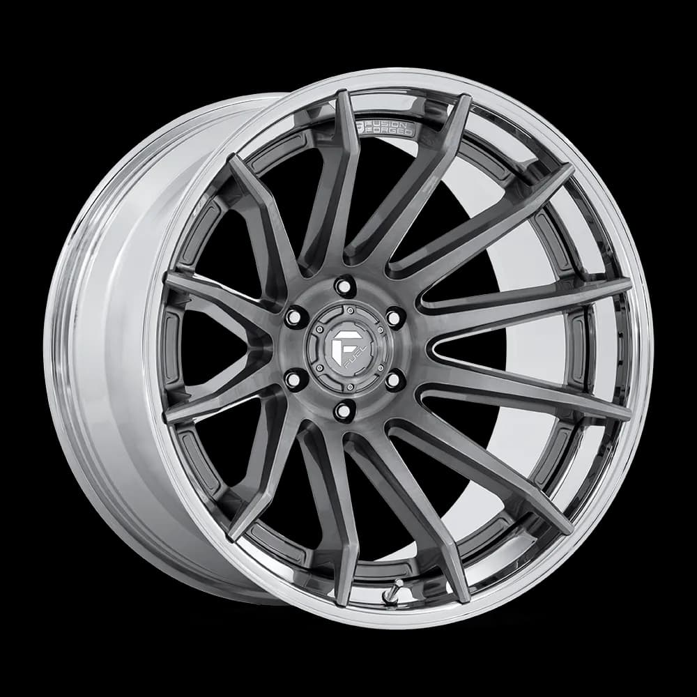 Fuel Wheels | Burn | Platinum w/ Chrome Lip