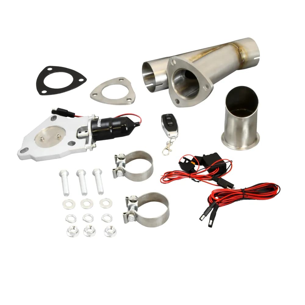 Patriot 2.5" Electric Cutout Single System w/remote